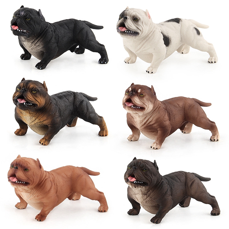 Plastic Realistic Animals American Bully Dog Toys Kids Toddler Nature Toy Home Decoration Shopee Philippines