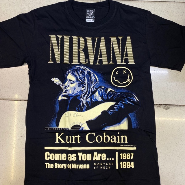 nirvana black shirt