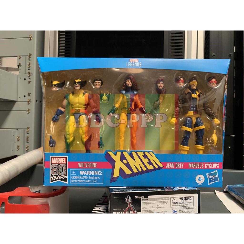 Hasbro Marvel Legends X-Men Wolverine, Jean Grey, Marvel's Cyclops