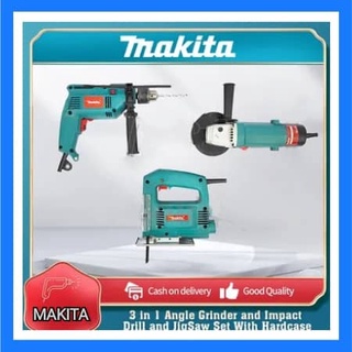 Makita drill discount and jigsaw set