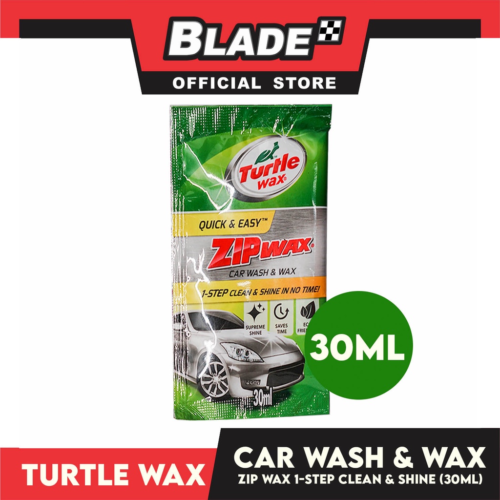 Turtle Wax Zip Wax Car Wash & Wax Quick & Easy 30ml Shopee Philippines