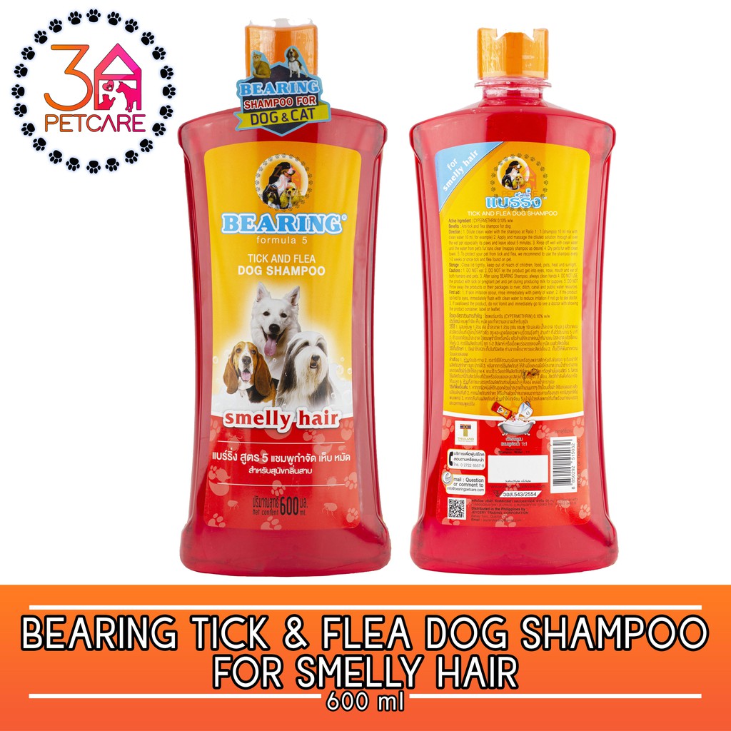 Bearing tick on sale and flea shampoo