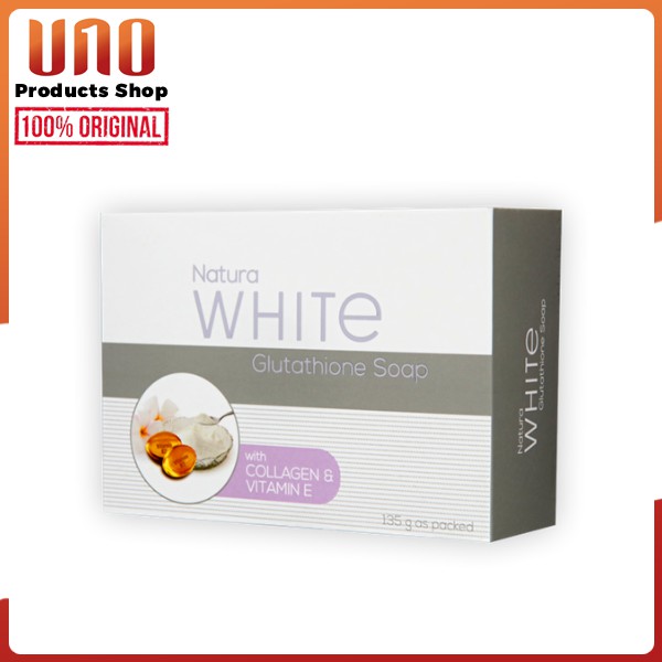 uno glutathione soap UNO NEW NATURA WHITE GLUTATHIONE SOAP COLLAGEN AND VITAMIN E ORIGINAL main image 1