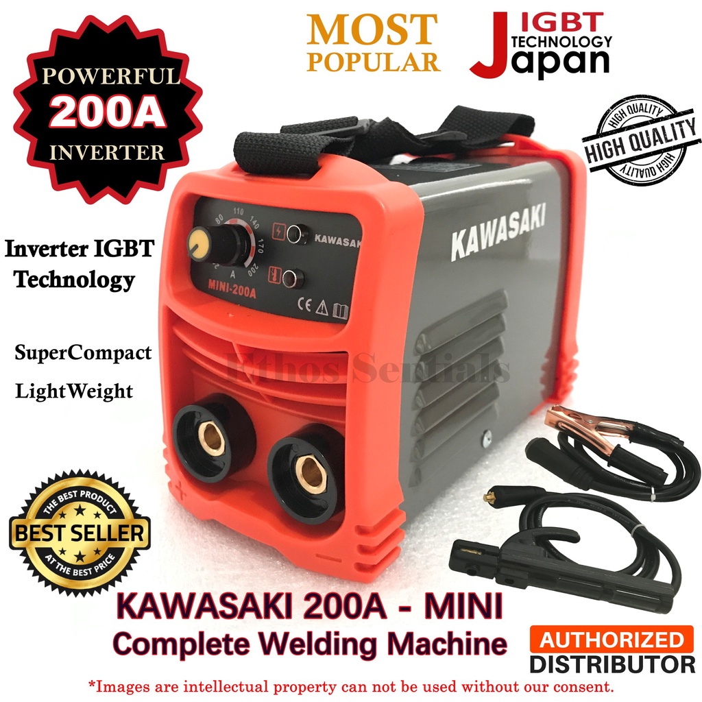 Kawasaki Inverter Pro Diy Mini 200amp Welding Machine 200a Welder Arc Mma Yamato Power Digi 