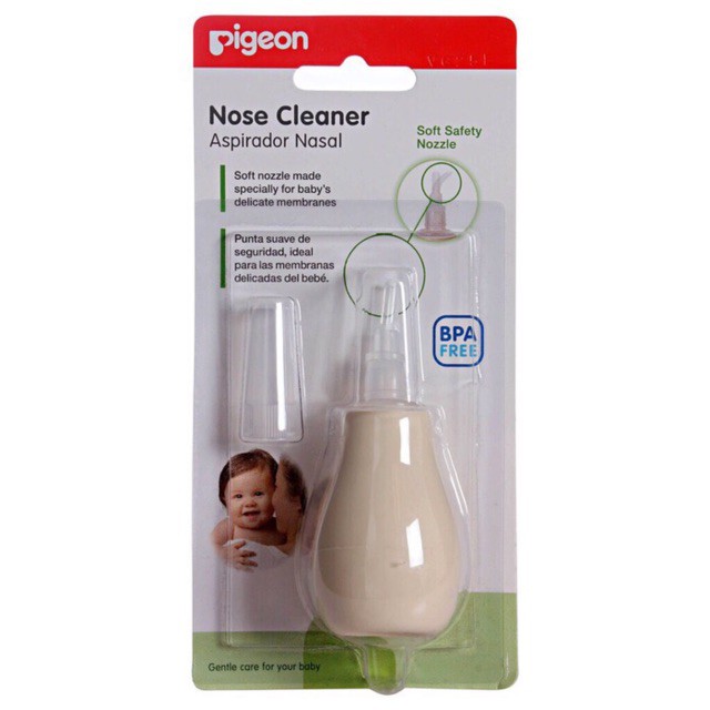 Aspirador Nasal Para Bebés Con Punta Suave Y Flexible - Pigeon