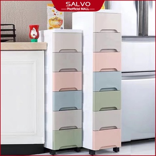 15/18cm European Gap Storage Cabinet Drawer Type Kitchen Narrow Gap Rack Bathroom  Storage Cabinet Storage Box Build DIY Assemble