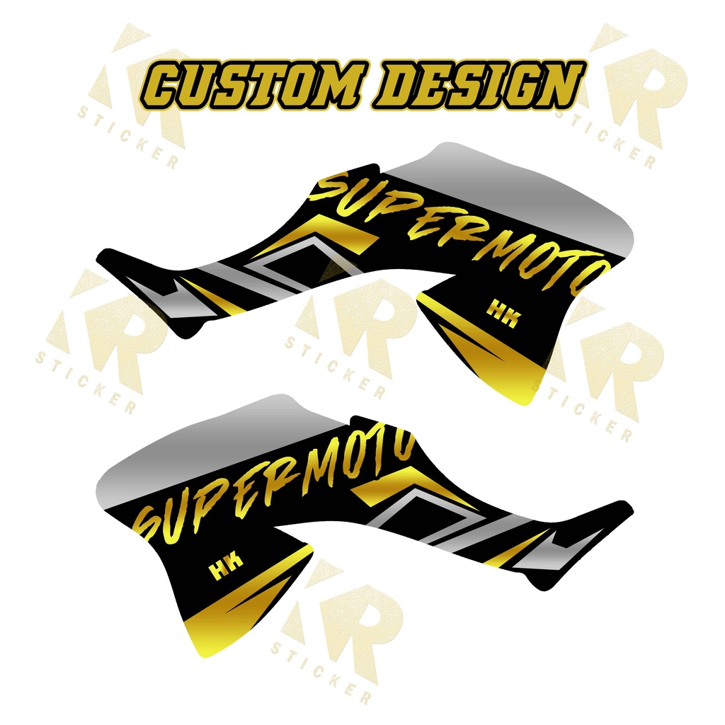 Klx Side Body Sticker, CRF, KX, KTM, YZ, D-TRACKER, | Wing sticker ...