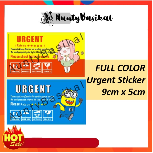Fragile Sticker /Mudah Pecah Sticker Fragile Label Warning Life Fish ...