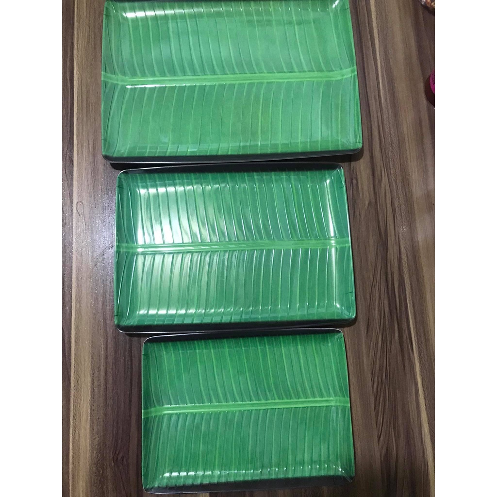 RECTANGULAR (Leaf Design) Plate / Serving Plate * SOLD PER PIECE ...