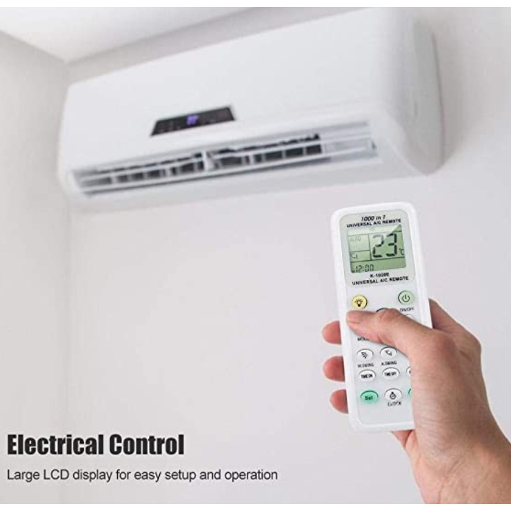 Telecomando Universale K-1028E Per Climatizzatore &ndash; 1000 In 1 Con Supporto LCD
