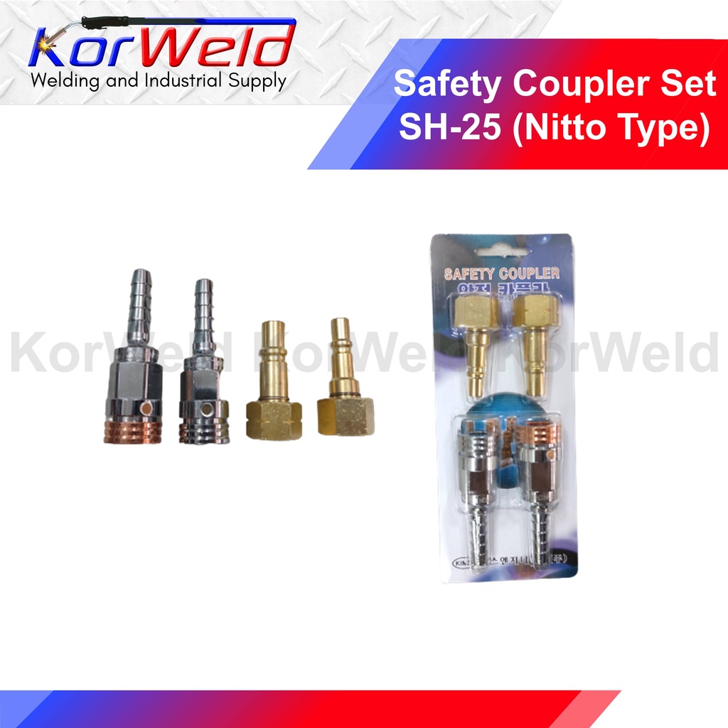 Safety Coupler Set (Nitto Type) SH25 Shopee Philippines
