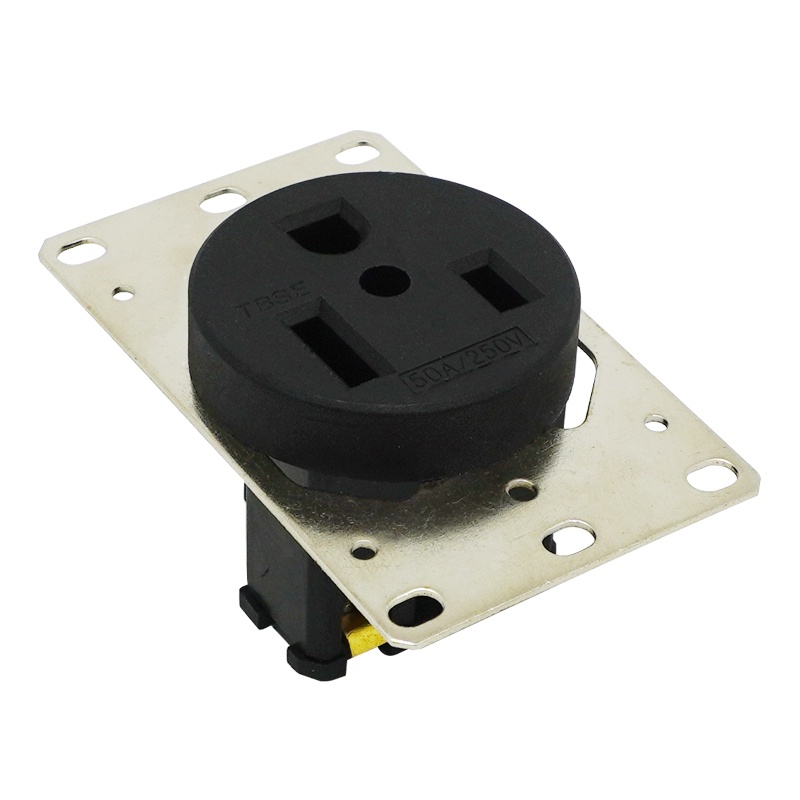 1PCS Black NEMA 6-50R 3 pole industrial socket generator control panel ...