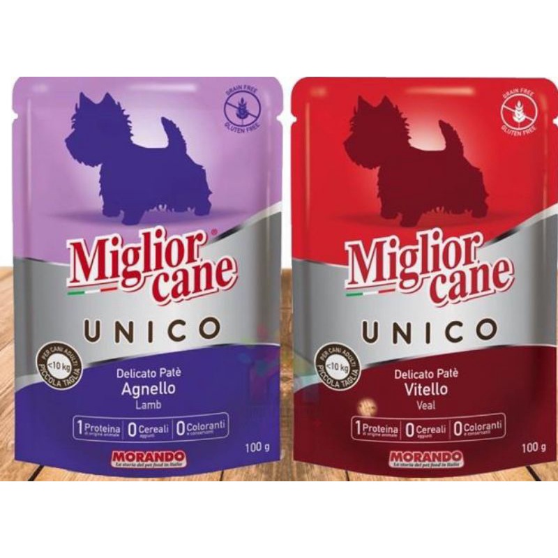 MIGLIOR CANE UNICO 100G DOG WET FOOD Shopee Philippines