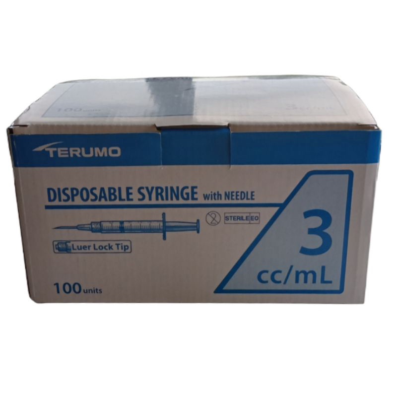 Original Terumo Syringe (1cc/3cc/5cc and 10cc) 100pcs per BIG BOX (ON ...