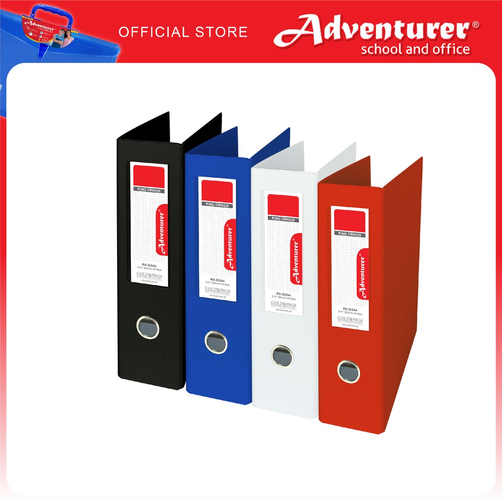 Adventurer Ring Binder, 3Ring Binder, 2.5" A4 Size Shopee Philippines