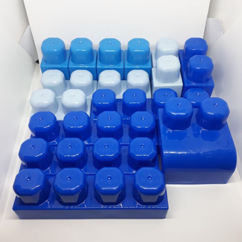 Lego Blue Blocks Kids Toy | Shopee Philippines