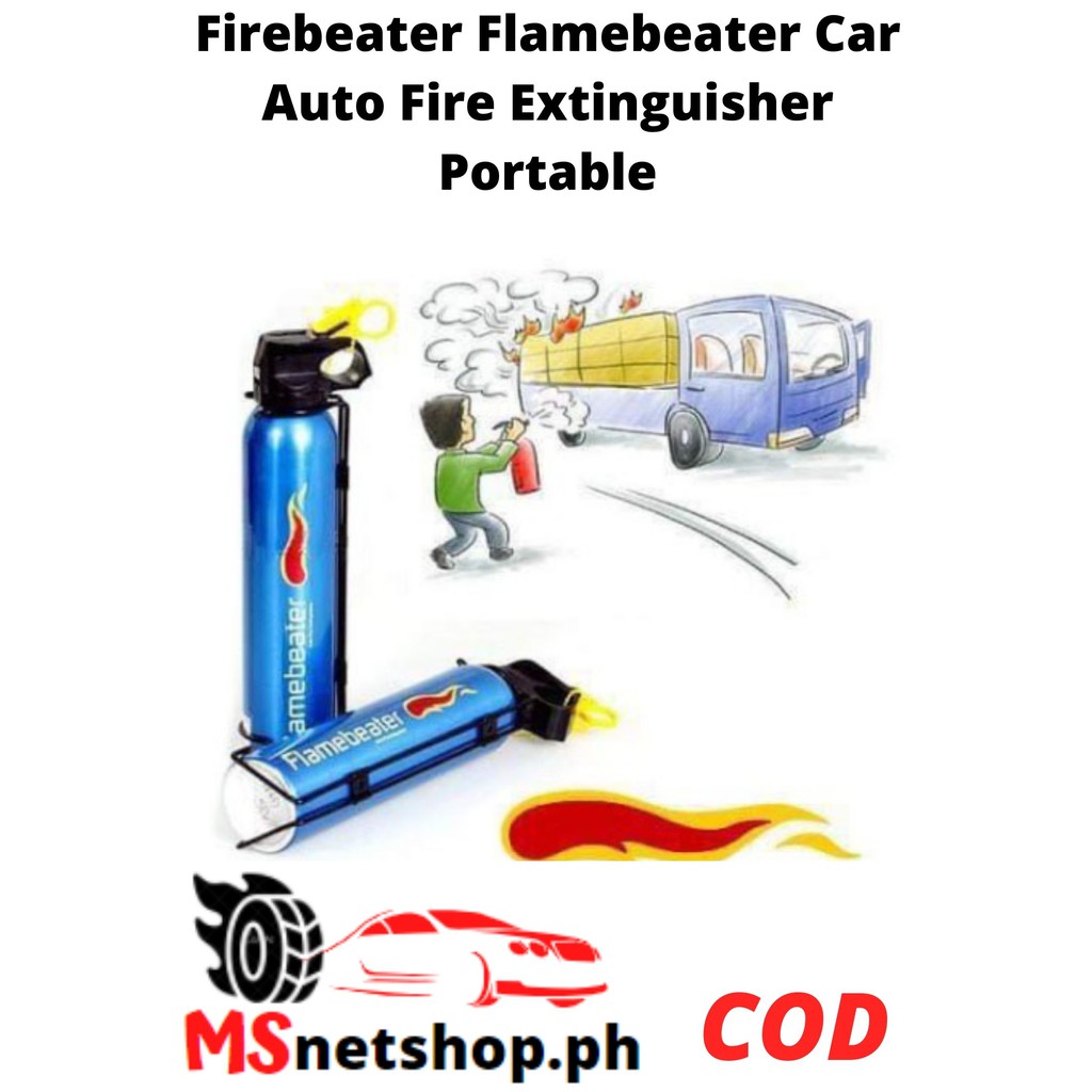 Firebeater Flamebeater Car Auto Fire Extinguisher Portable Shopee
