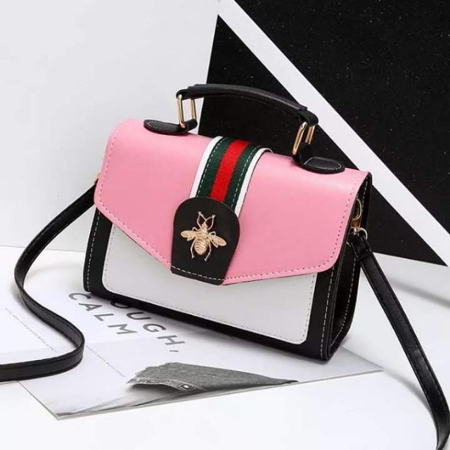 Gucci bee shop sling bag