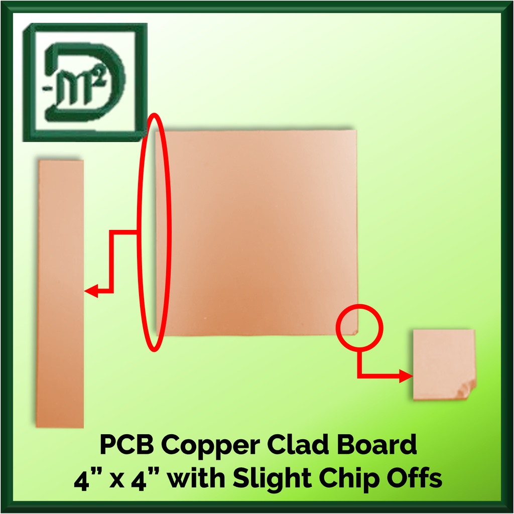PCB Copper Clad Board Single Side 2x2, 2x3, 2x4, 3x3, 3x4, 4x4 (2pcs