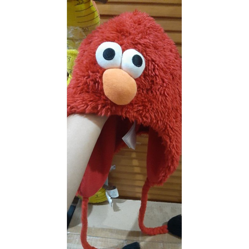 MERAH Original red elmo hat sesame street | Shopee Philippines