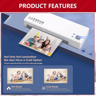 Mini Laminator Laminating Machine A4 Size Fast Pre-Heating can Laminate ...