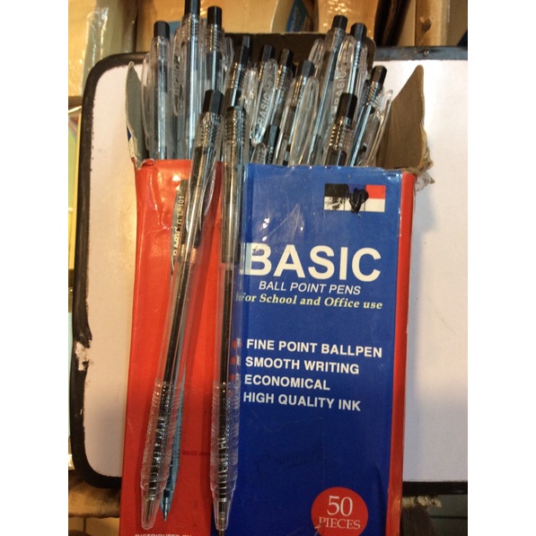 basic ballpen 50pcs per pack | Shopee Philippines