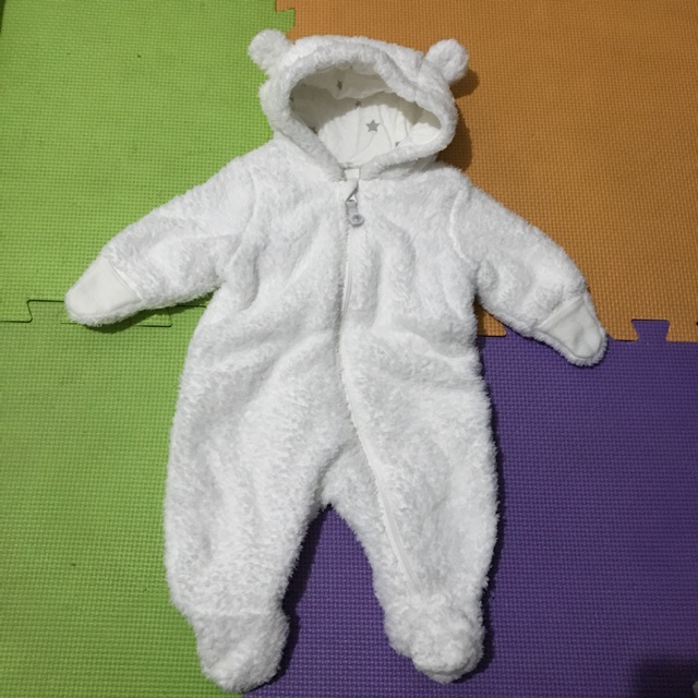 Teddy bear sales onesie baby h&m