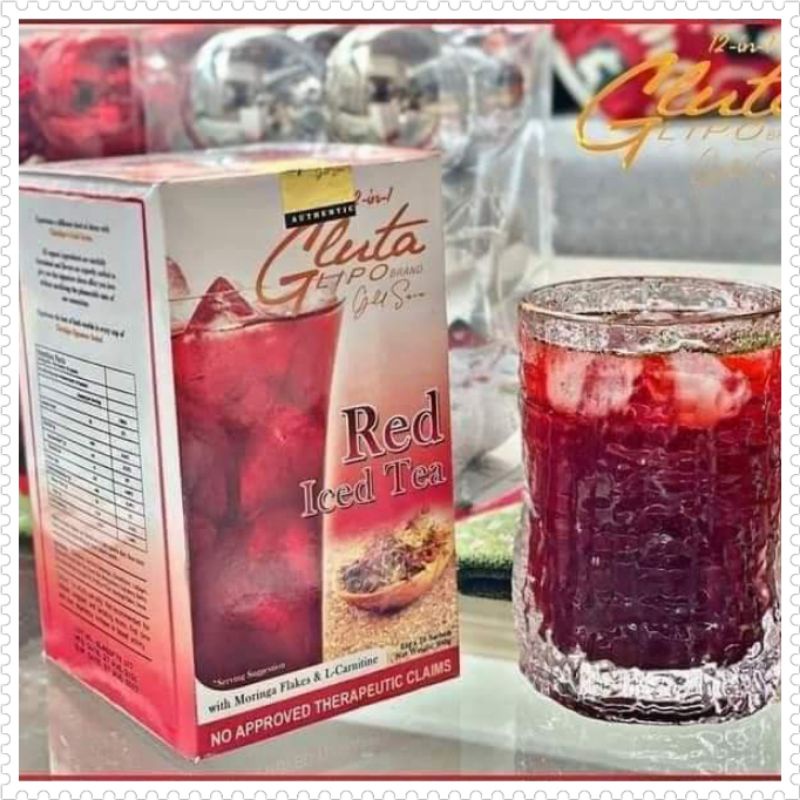 CBH Goldseries Glutalipo RED ICED TEA Shopee Philippines