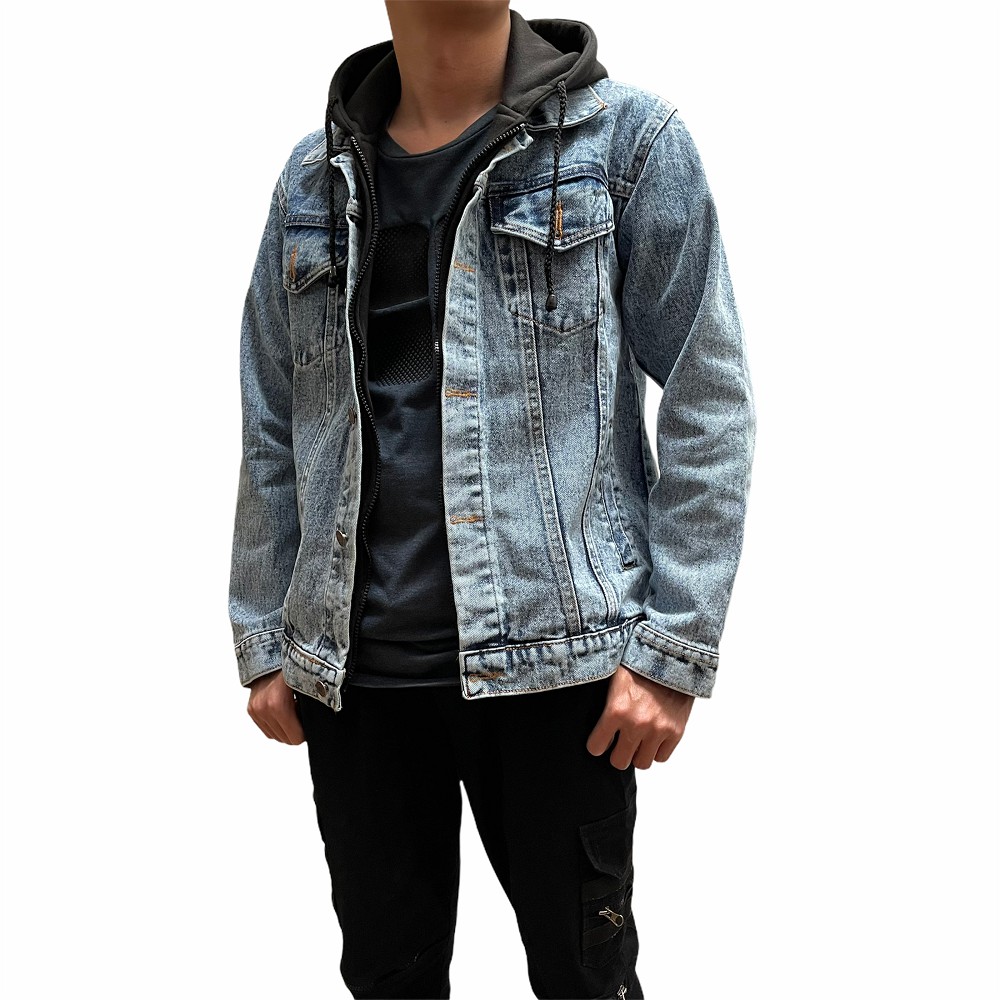 Jean and best sale hoodie jacket