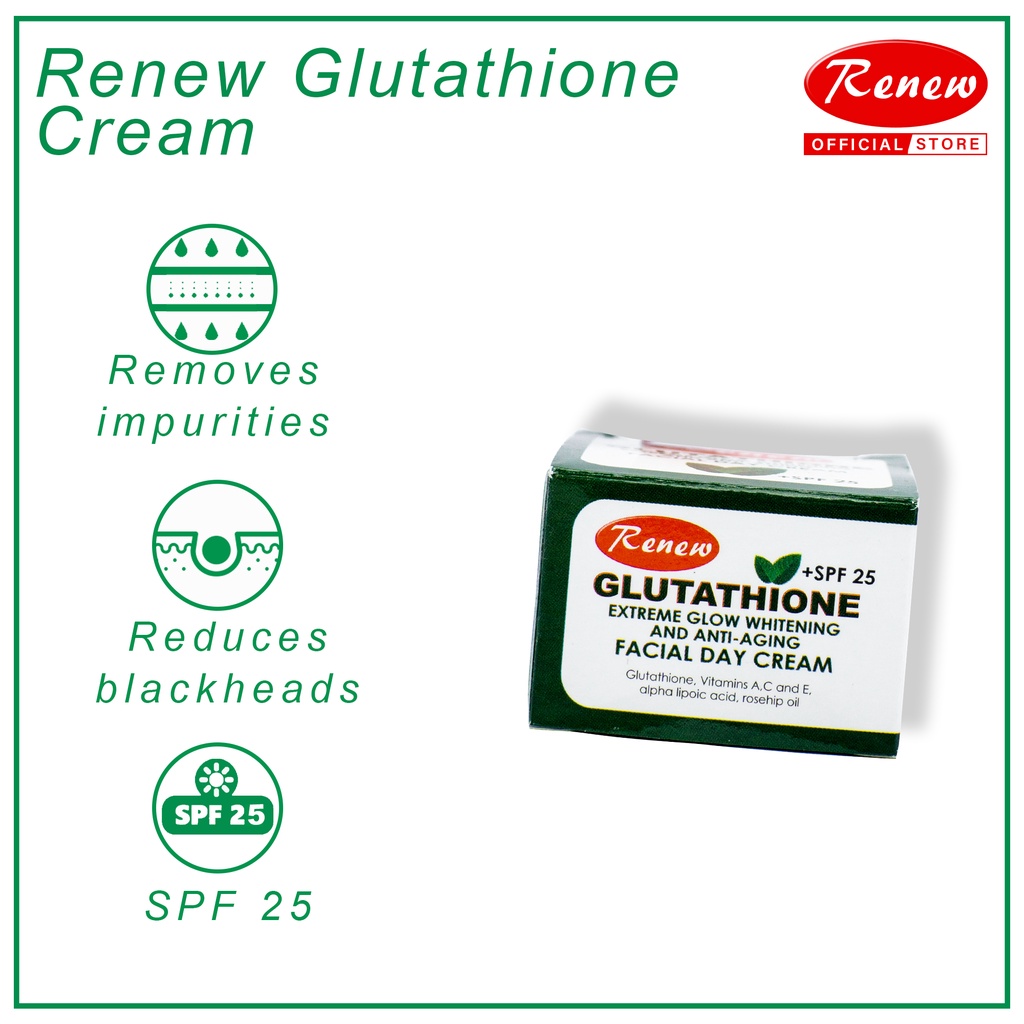 placenta glutathione cream RENEW PLACENTA GLUTATHIONE FACIAL DAY CREAM