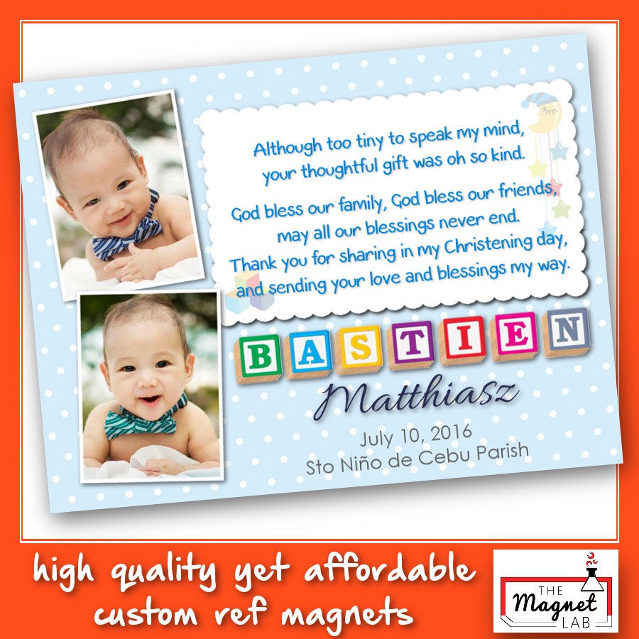 Blocks Baby Boy Ref Souvenir Christening Baptism Dedication