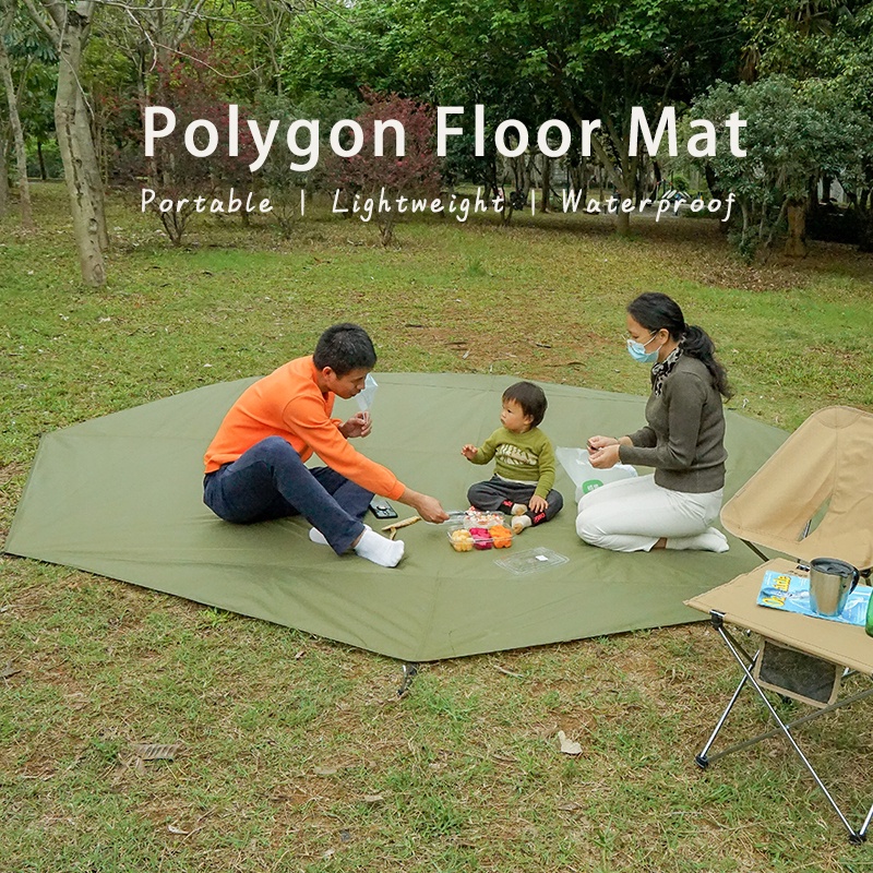 4x4 Picnic Rug Waterproof Camping Groundsheet Large Picnic Mat 3x3