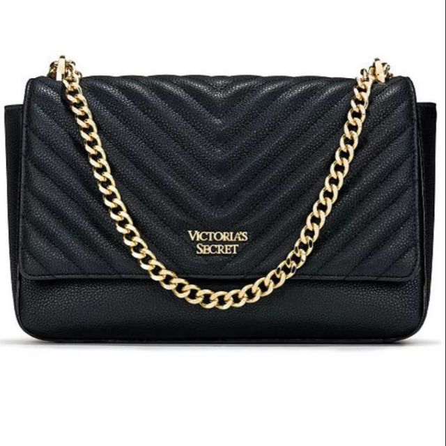 Victoria secret hot sale black sling bag