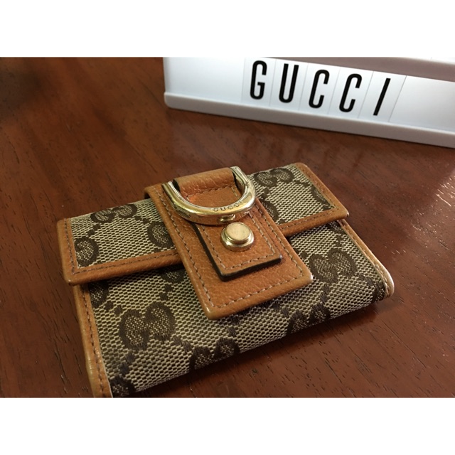 Vintage gucci hot sale key case