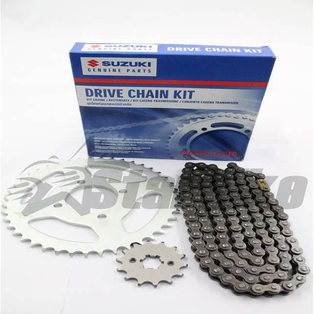 raider 150 carb stock sprocket size