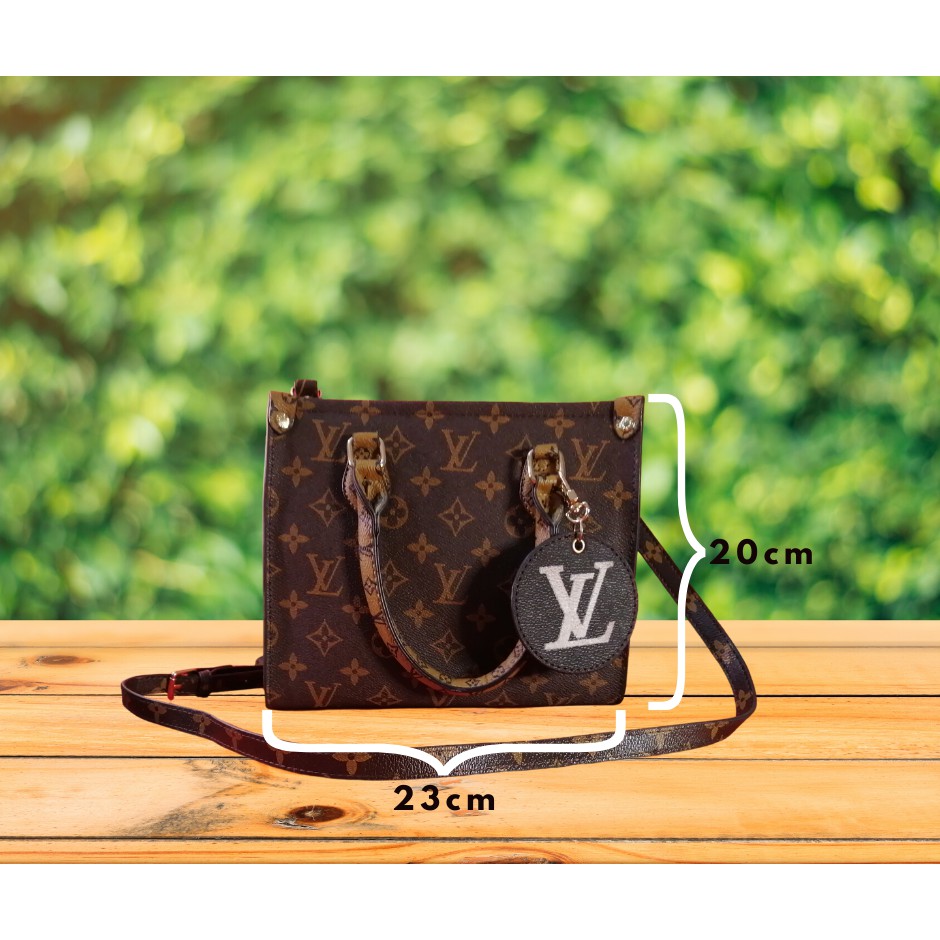 LV OTG hand bag shoulder bag two way two tone top grade quality