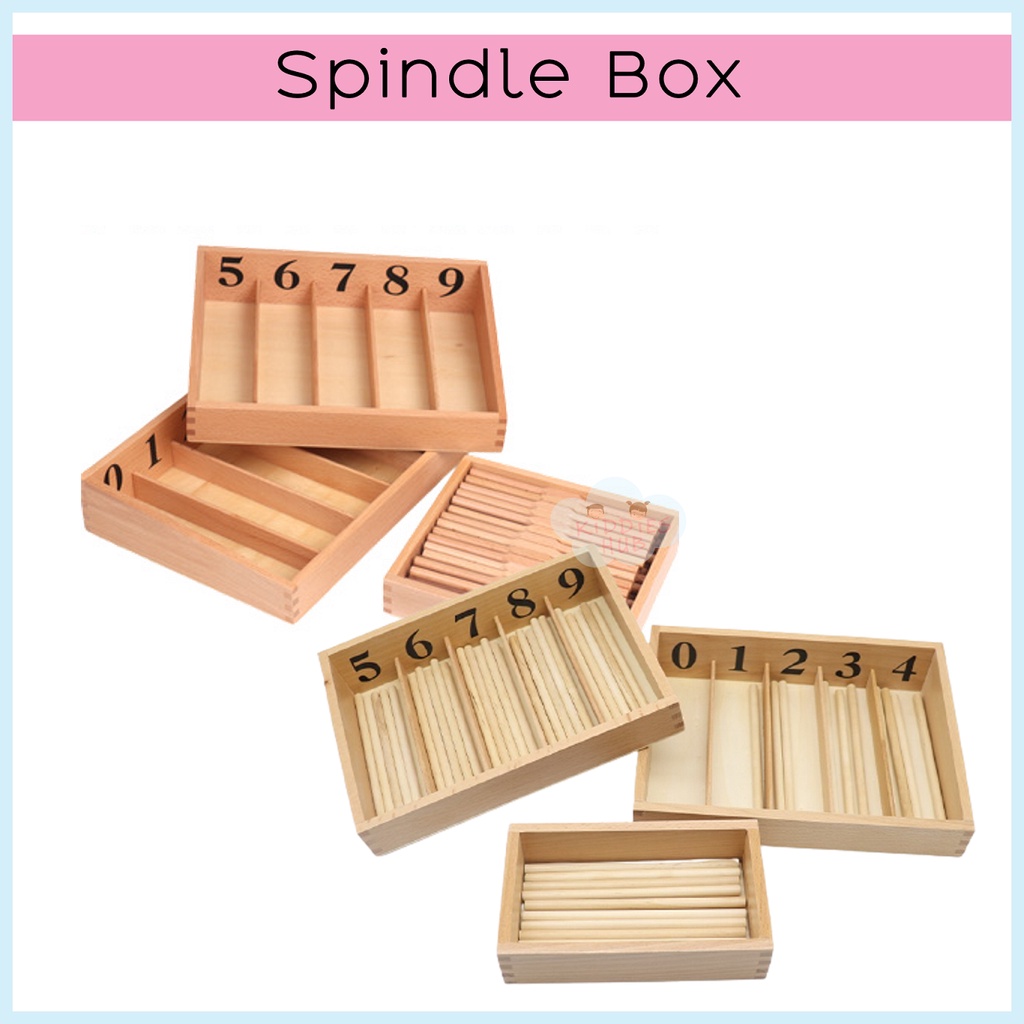 MONTESSORI Wooden Spindle Box | Shopee Philippines