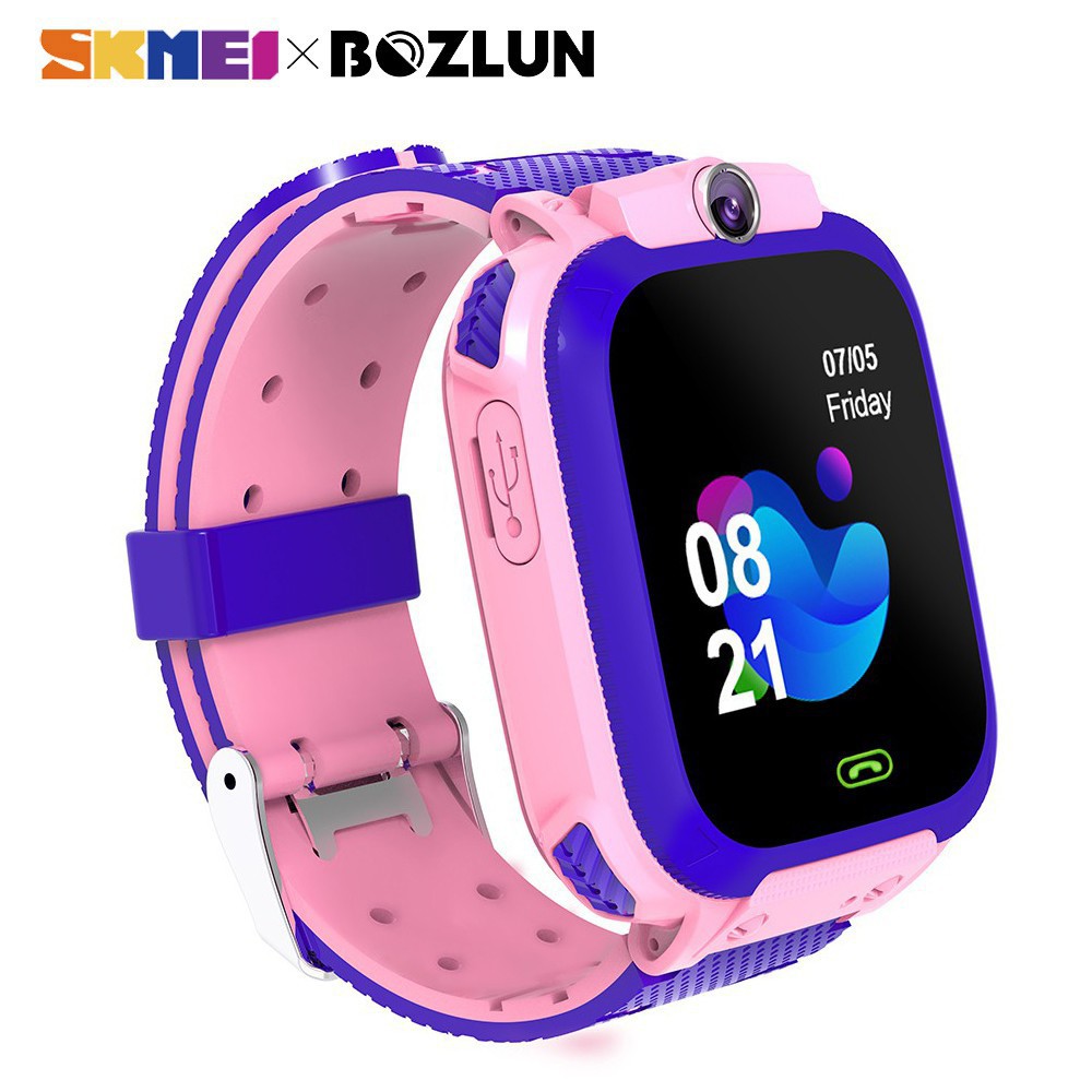 Skmei BOZLUN W23 Smart Watch mobile with GPS GSM Locator Touch Screen Tracker SOS For Kids