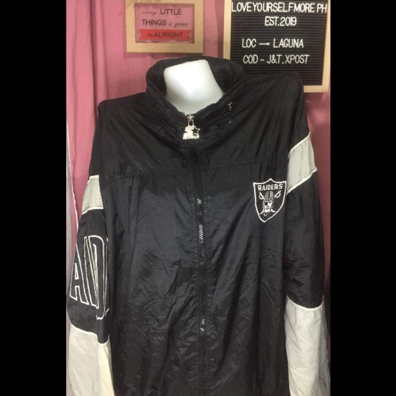 VINTAGE NFL STARTER RAIDERS JACKET