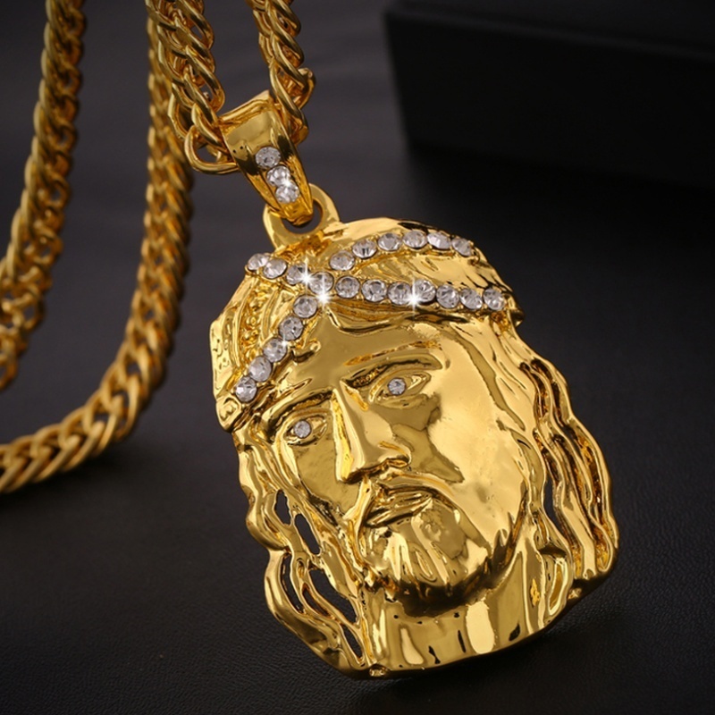 Large hot sale jesus pendant