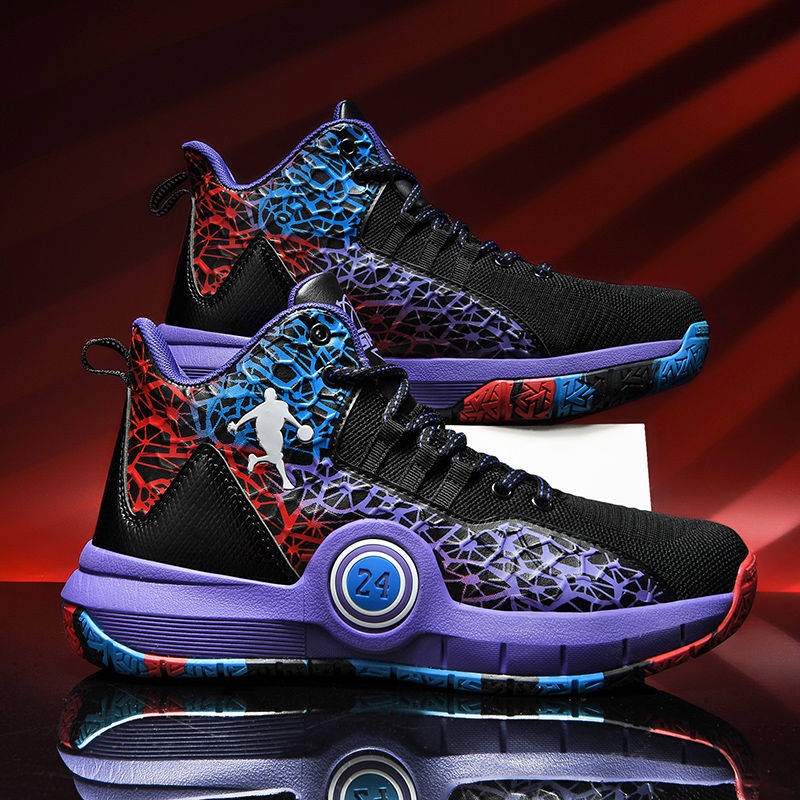 kobe mamba rage basketball shoes with spike rubber shoes for men basketball Guo Chao Genuine Kobe 24 Black Mambi Basketball Shoes Male James Irving 7 Youth Combat Sports Sneakers M Shopee Philippines