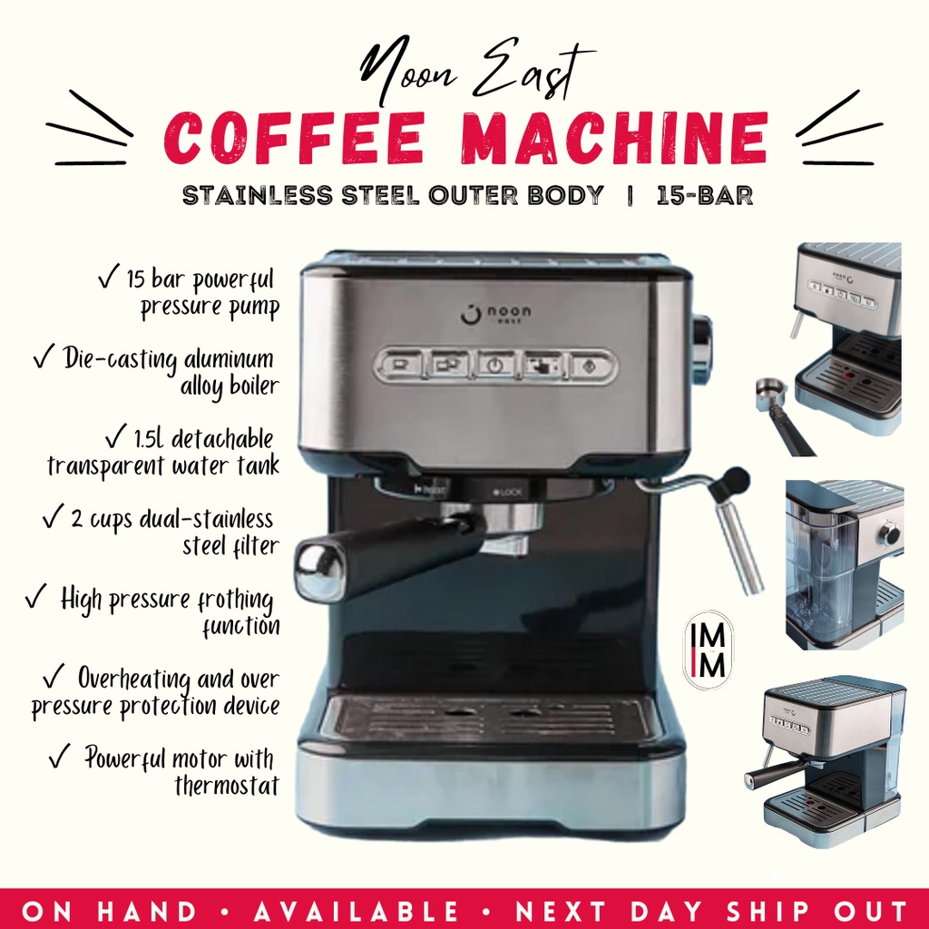 15 bar coffee outlet machine