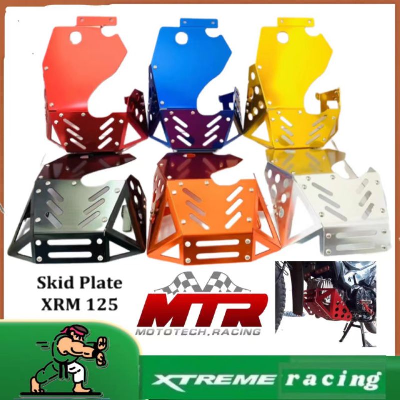 XRM 125 Skid Plate Engine Cover Shopee Philippines