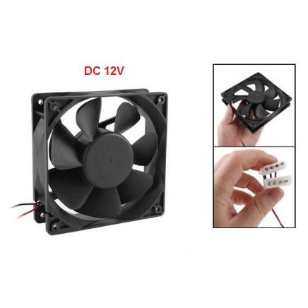 PC 12V DC Brushless Cooling Fan 4 Pin Connector 12cm 120mm | Shopee ...