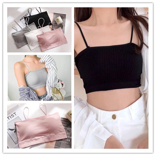 Tube Bralette Bra Tank Top Women Crop Top