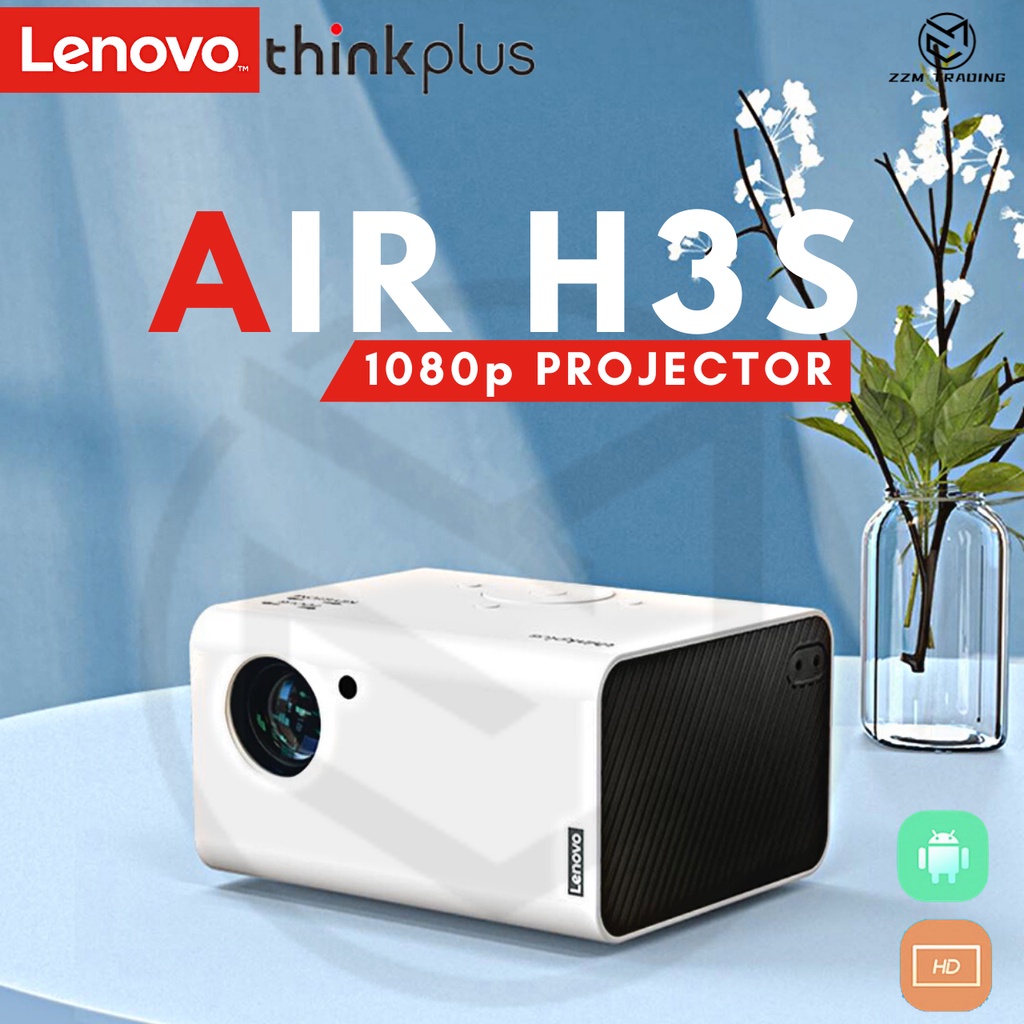 9 for Lenovo Thinkplus Air H3S Mini Projector 1080P Home Theater