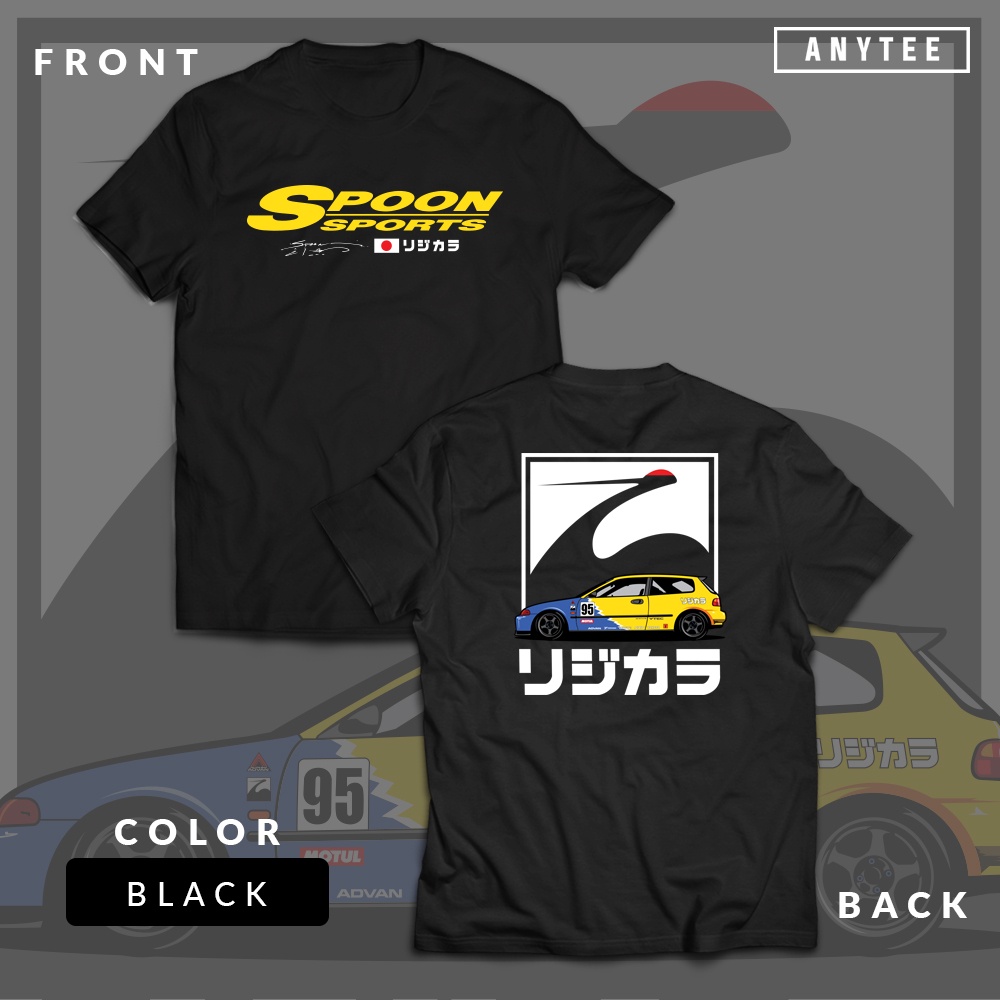 Honda Civic Spoon Sports EG EK ESI JDM Japan Car Automotive T Shirt ...