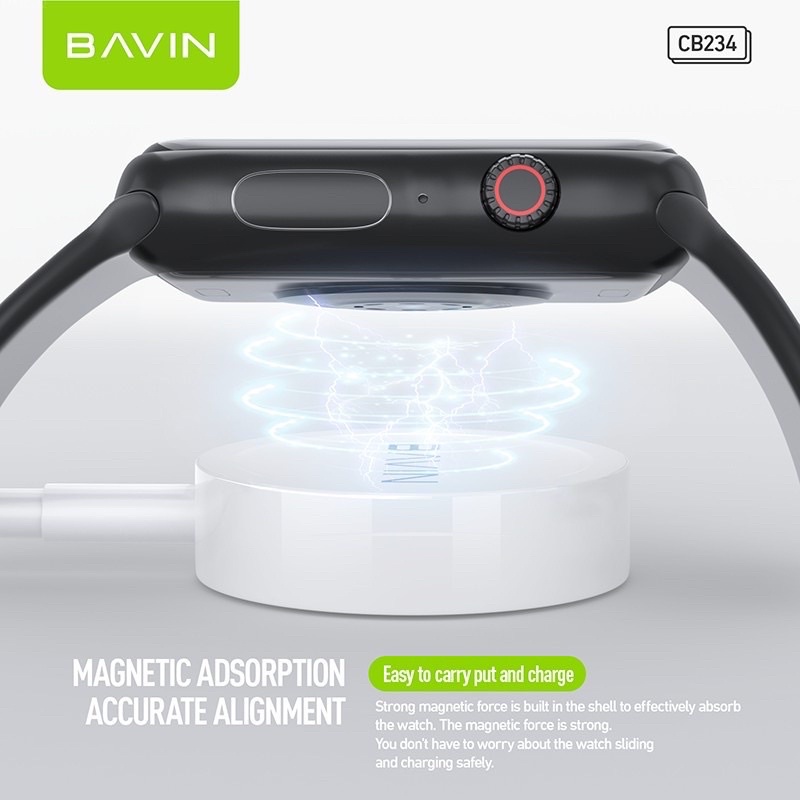 BAVIN CB234 Magnetic Wireless Fast Charging Charger Cable for i Watch ...