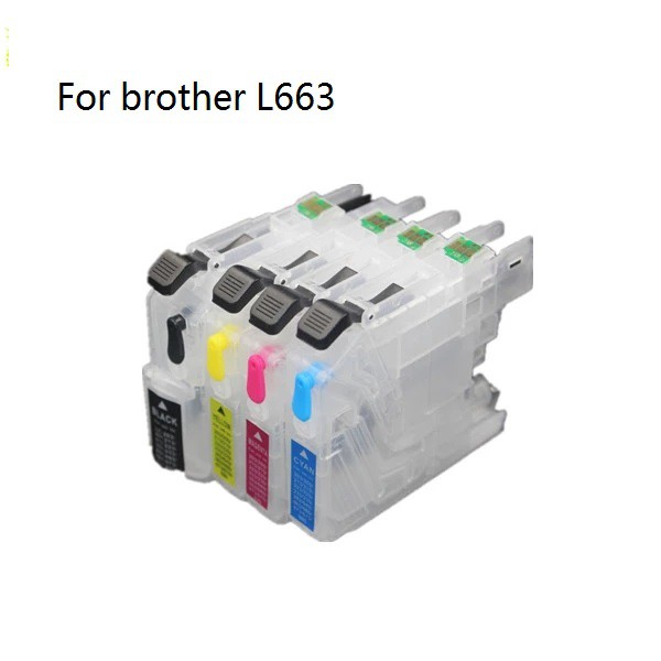 LC663 LC669 LC665 short refillable ink cartridge for BROTHER MFC-J2320 ...