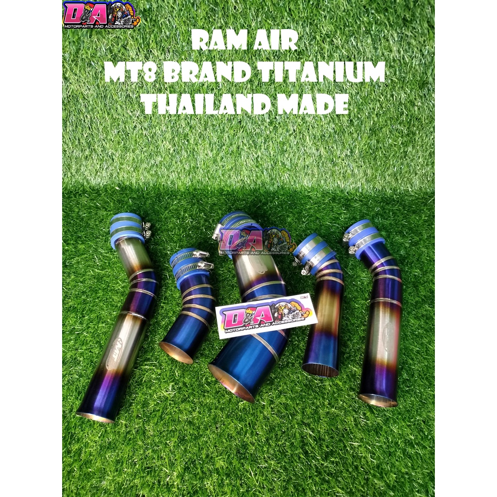 RAM AIR TITANIUM MT8 BRAND NMAX V1 / AEROX V1 / PCX / CLICK / BEAT ...